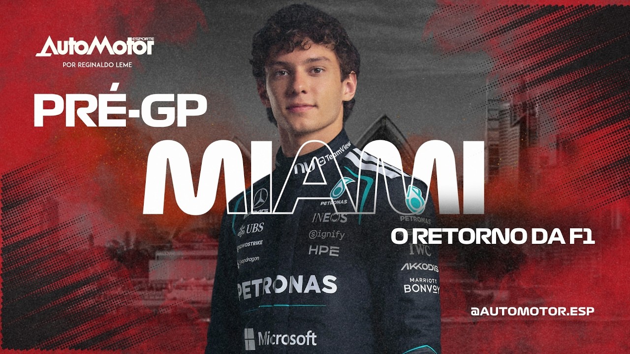 PRÉ-GP COM REGINALDO LEME: MIAMI, 4ª ETAPA DA F1 2026
