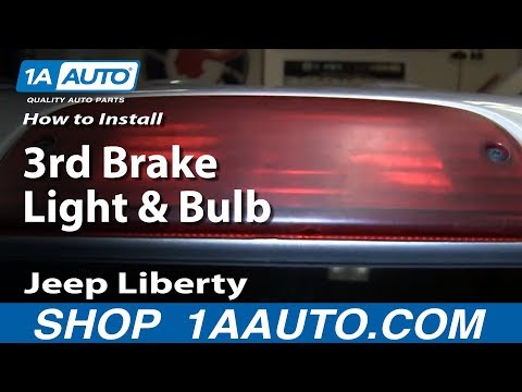 How To Install Change 3rd Brake Light and Bulb 2002-06 Jeep Liberty