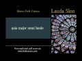 Lauda Sion Marco Fedi Caruso virtual choir and organ