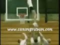 Kad�n� top gibi basket at�yorlar