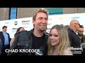 chad kroeger and avril lavigne on the 2013 billboard music awards blue carpet.