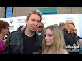 chad kroeger and avril lavigne on the 2013 billboard music awards blue carpet.