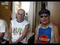 paulo mathias no cavaco, man� do cavaco e paulinho da aba versando, roberto na filmagem e gabriel de aquino ao fundo no cavaco.
o time est� fraco, heim.