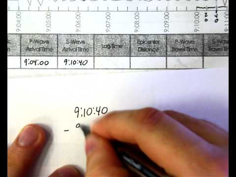 how to locate epicenter of an earthquake lab
