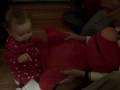Erin enjoying Elmo on Christmas day
