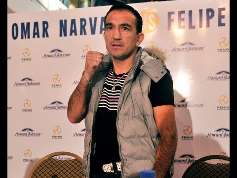 narvaez - El chubutense Omar Narváez, campeón supermosca de la OMB, brindó una conferencia de prensa para dar detalles de la defensa de la corona ante el mexicano Feli...