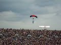 Parachute drop at Michigan-Notre Dame game
