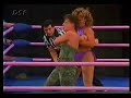 Attache against Tina Ferrari (WWE's Ivory) in GLOW again, but no DQ, no pinfalls allowed...this match will only end when one of these girls submits to the other...