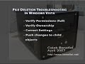 Vista - deleting files when permission is denied...