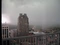 Raleigh Downtown Tornado as seen from RBC Plaza (26th Floor) 4/16/11
