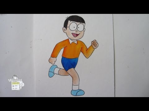 how to draw nobita