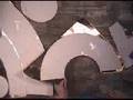 Cutting out copper pot template