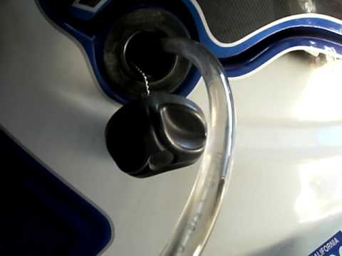 how to drain seadoo fuel tank