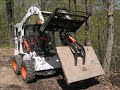 Bucket -less Grapple Skid Steer Fork Loader Attachment Quick Spade Bobcat Deere