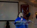 Guest speaker Maleesa Antwiler for our annual youth service on 11-9-08