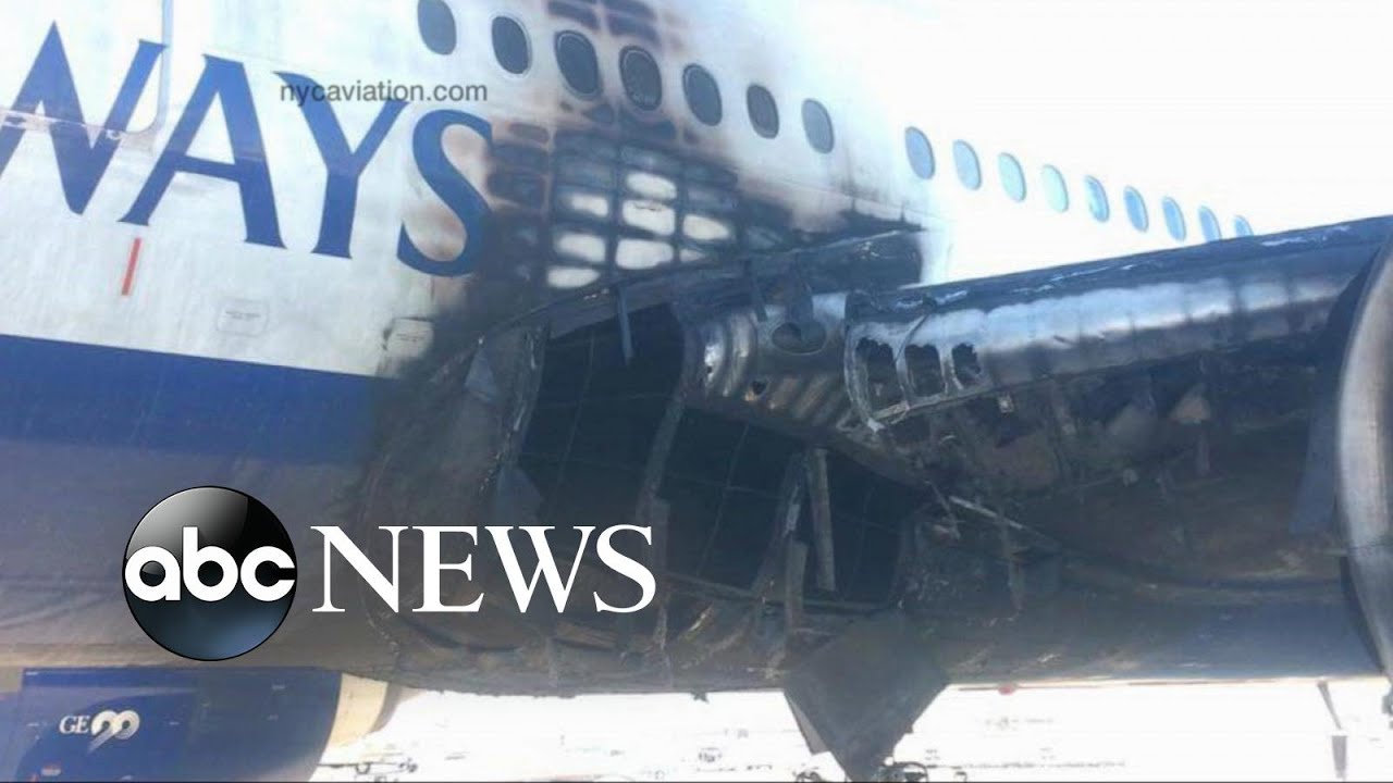 British Airways Plane on fire at Las Vegas airport thumbnail