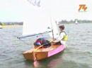 Comedy boat crash Cadet sailing