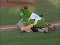 Clearwater Threshers Mascot Phinley and Phanatic