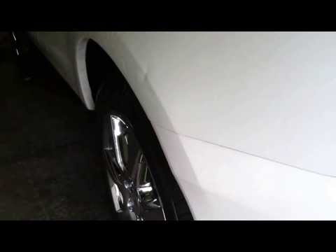 2012 Cadillac SRX Rear Quarter Body Line Dent Repair