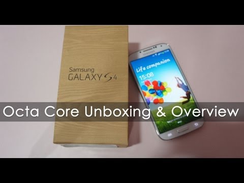 Galaxy S4 White Octa Core Unboxing (Indian Retail Unit) GT-I9500