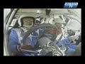Accident, tonneau en caméra embarquée subaru Rallye Irlande