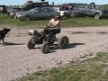 modified lawntractors at daves farm
