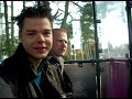 In het beruchte treintje,met gekken !! Hobbel de bobbel.