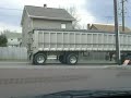 Kenworth W900 heading through Northumberland