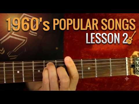 10 Popular 1960's Psychedelic Songs ( 2 of 2 ) Guitar Lesson