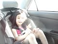 Mahtab singing Happy Birthday in Farsi on the way to her grandma and grandpa's house
