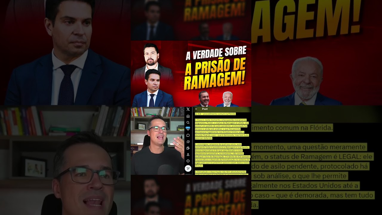Ramagem PRESO nos EUA: quem está falando a verdade?