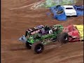 Monster Jam - Grave Digger Freestyle In Houston, TX 2007