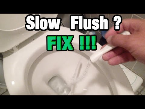 how to fix a slow drain