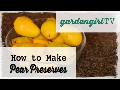How To Make Pear Preserves