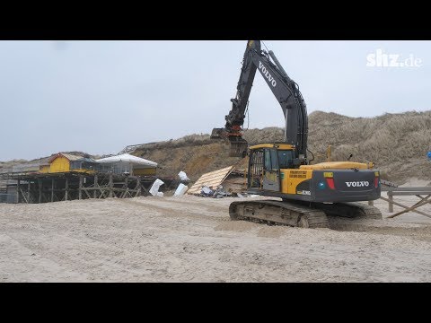 Wonnemeyer auf Sylt: Der Abriss hat begonnen