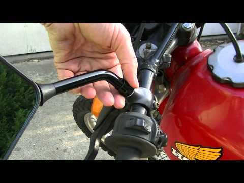 how to adjust mirrors on a motorcycle