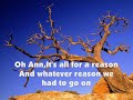 all for a reason