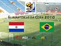 Eliminat�rias 2010 - Paraguai 2x0 Brasil