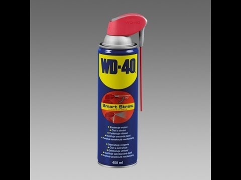 how to remove wd40 from glass