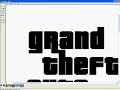 How to make Grand theft auto LOGO