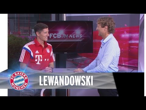 Robert Lewandowski's erster Tag Robert Lewandowski's erster Tag
