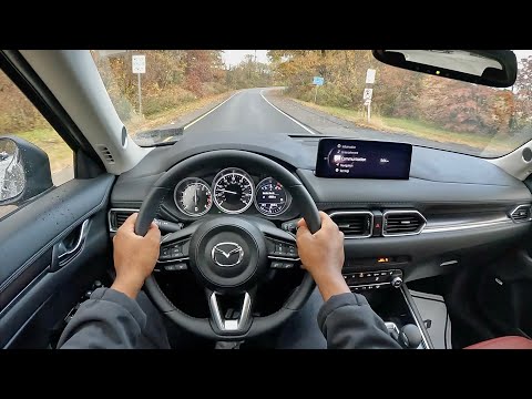 2023 mazda cx 5 carbon edition pov test drive