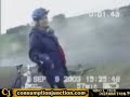 Caravan toed by small car