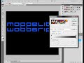 Photoshop CS4 Tutorial - Schrift spiegeln mit Glanz Effekt (HQ)