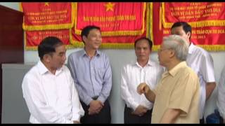 Tổng Bí thư Ban chấp hành TW Đảng Nguyễn Phú Trọng về thăm và làm việc tại thành phố Uông Bí