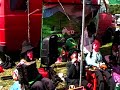 monkeys dressed as leprechauns riding bikes with a celidh band 2