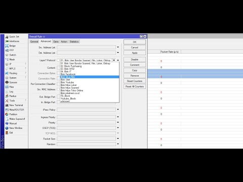 Blocking Website di Mikrotik Menggunakan Layer7 Protocols