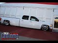 bagged chevy dually on 24s