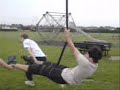 John on swing