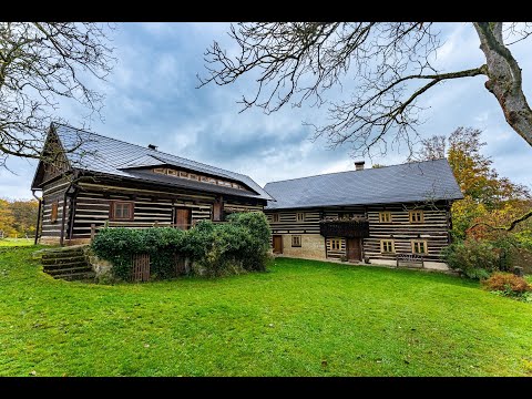 Video Usedlost s dvěma roubenými stavbami na pozemku 71 538 m² v CHKO Kokořínsko – Ždírecký Důl
